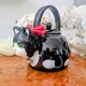 Vintage enamelled metal cat teapot