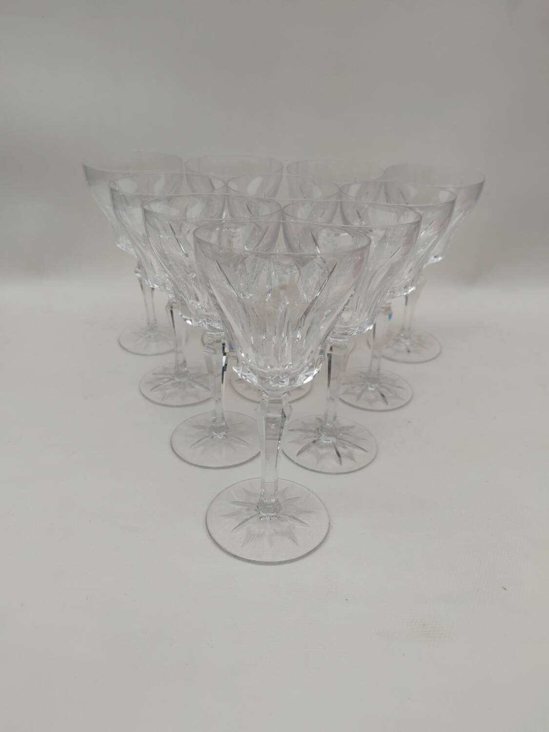 10 Villeroy and Boch crystal glasses, Parzival model.