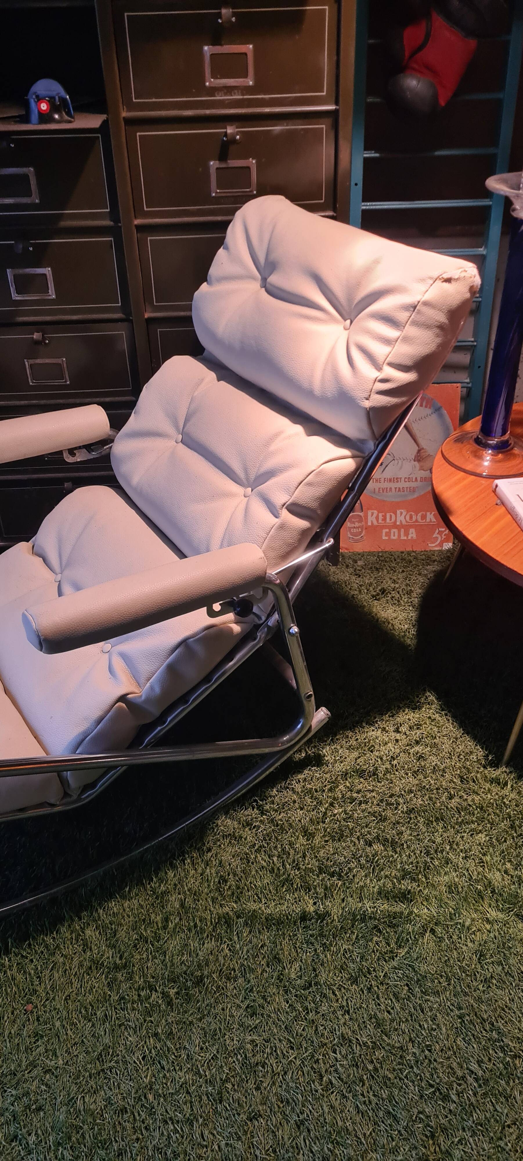 Chaise longue rocking-chair
