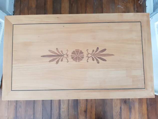 Console en marqueterie