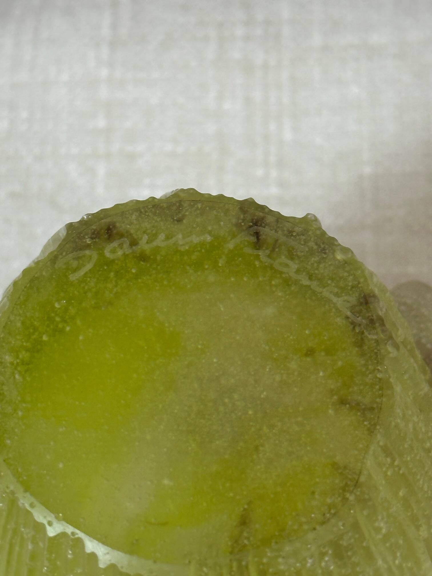 Daum glass paste vase