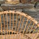 Rattan living room, set of 2 armchairs and a coffee table
