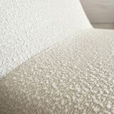 Méridienne design en tissu bouclettes