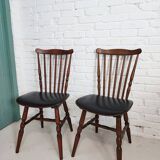 4 chaises style Baumann