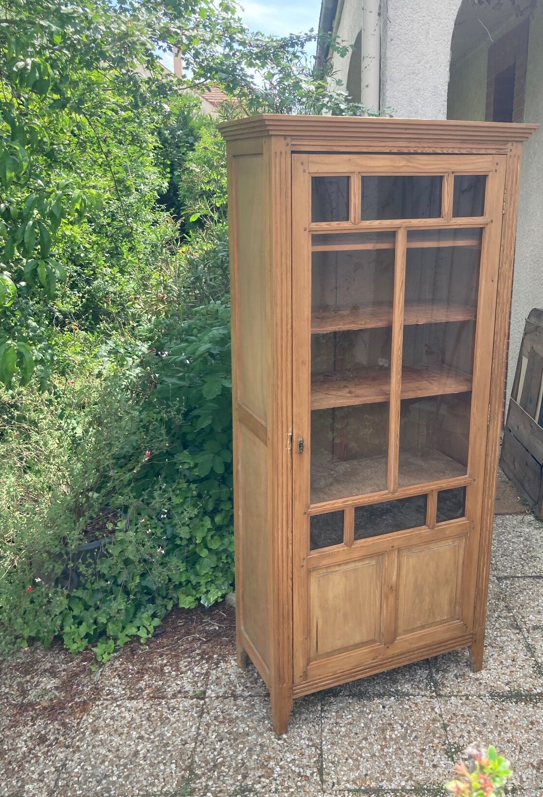 Vintage glazed Parisian wardrobe
