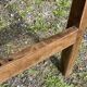 Early 20th century farmhouse table in fir and chestnut