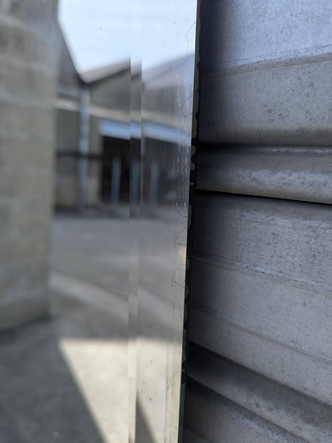 Art Deco Beveled Mirror 123 x 36