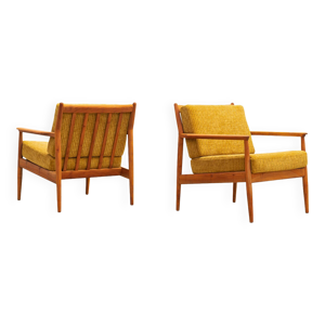 paire de fauteuils en - teck