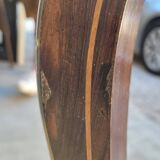 Napoleon III violin-shaped middle desk table 19th in marquetry