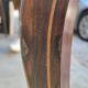 Napoleon III violin-shaped middle desk table 19th in marquetry