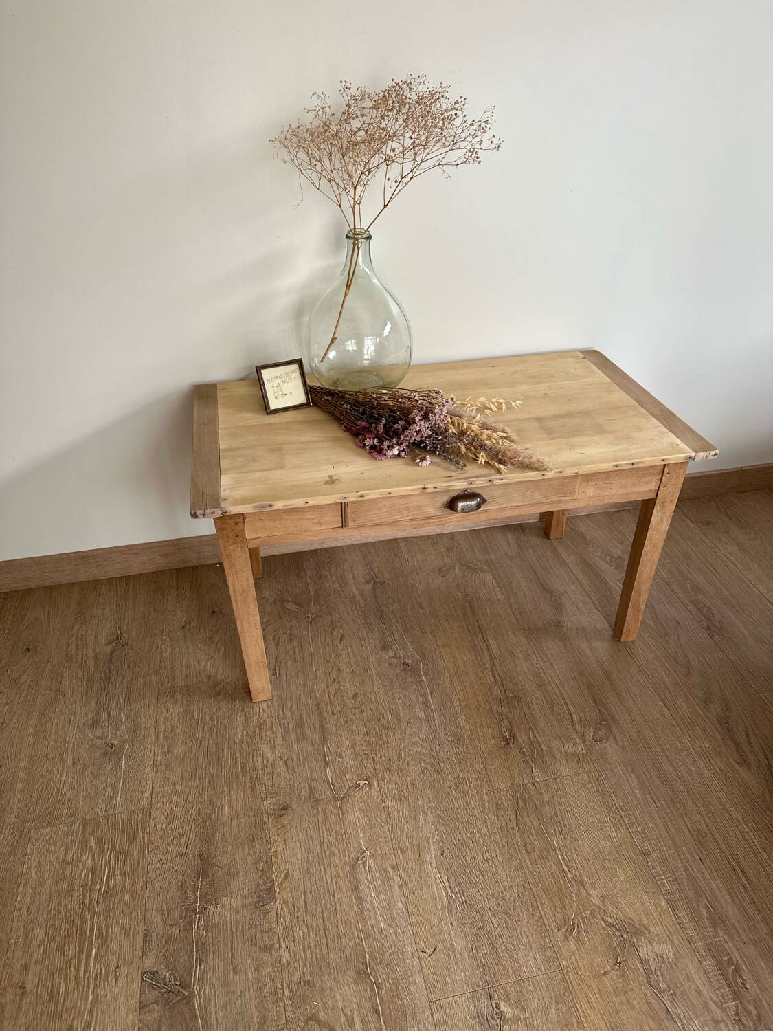 Pretty raw wood coffee table