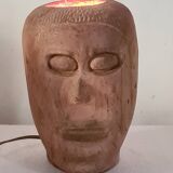 Art brut anthropomorphic lamp