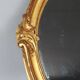 Mirror 55x39 cm rebate 40x30 cm wooden frame fine gold stucco dated 1908 SC414
