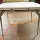 Table en formica vanille vintage