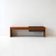 Table basse, jardinière scandinave en teck, années 1960
