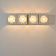Set of 4 wall lights 2091 by Guy Bertrand for Disderot, circa 1965.