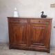 Solid walnut sideboard with 2 doors and 2 drawers, late 19th century