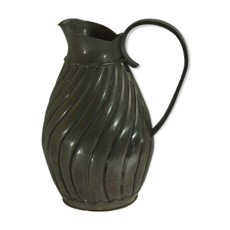 R Delavan tin pitcher