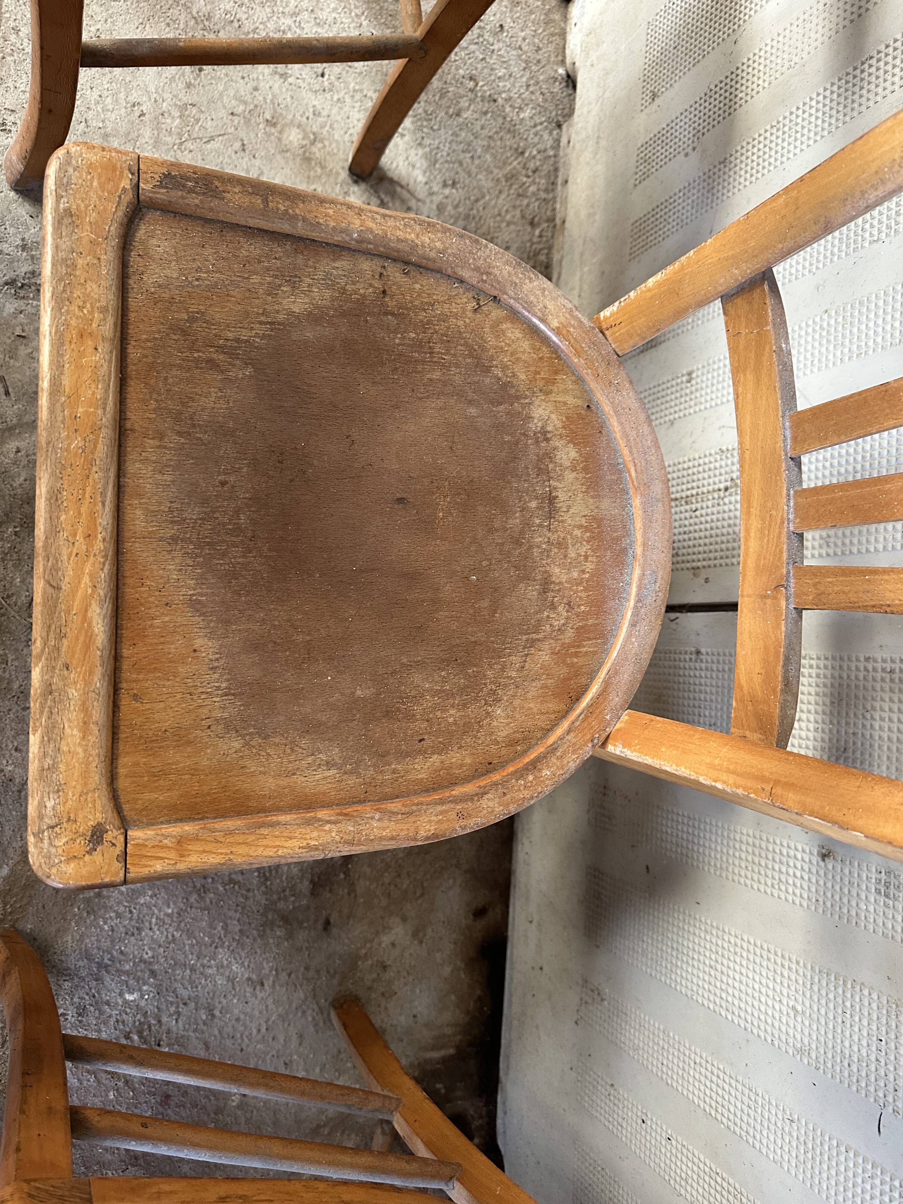 Lot 6 bistro chairs luterma