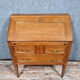 Louis XVI scriban desk in walnut and copper rushes circa 1900