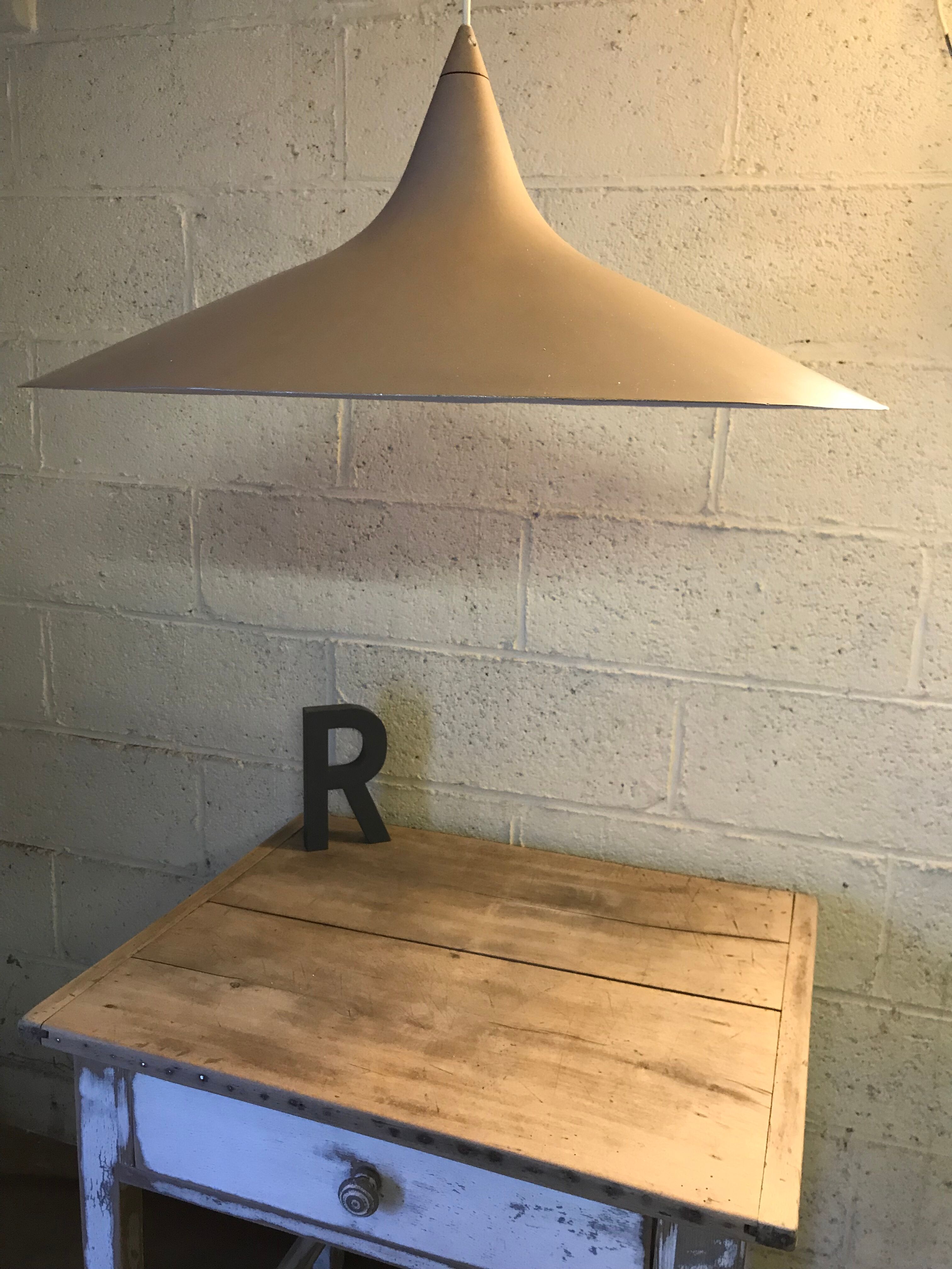 Scandinavian vintage metal hanging lamp