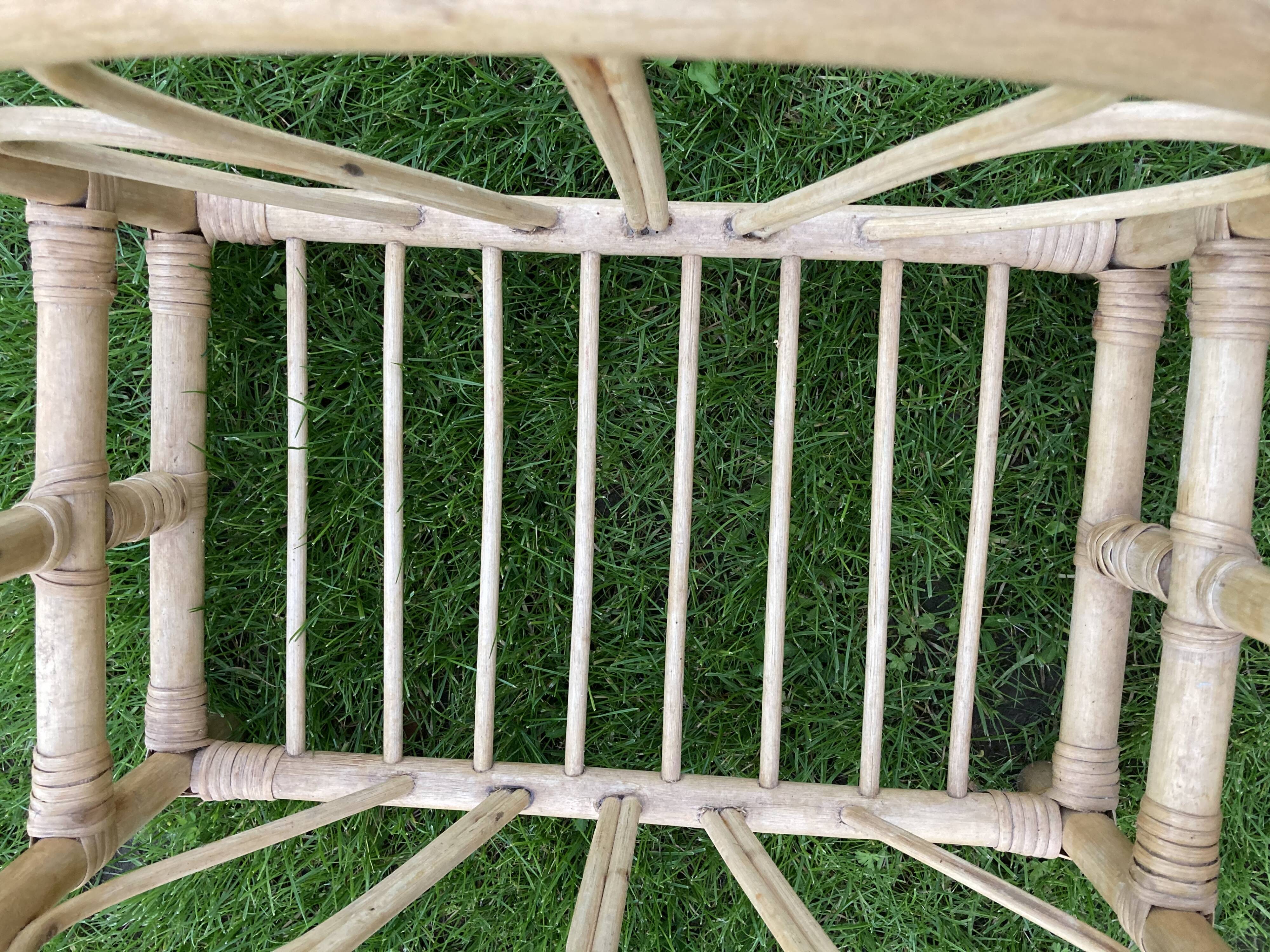Panier à bois en rotin