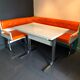 Vintage dining area bench and matching table