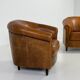 Set of 2 club armchairs