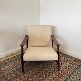 Fauteuil scandinave en teck, années 1960