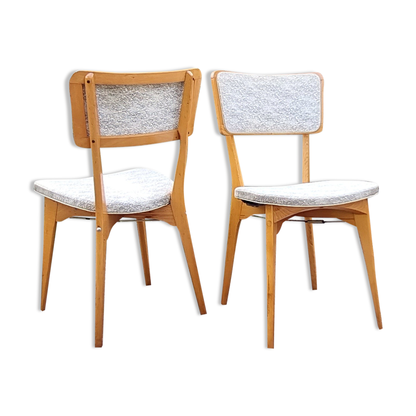 Pair of bistro chairs Luterma Monobloc 50s/60s