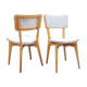 Pair of bistro chairs Luterma Monobloc 50s/60s