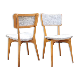 Pair of bistro chairs Luterma Monobloc 50s/60s