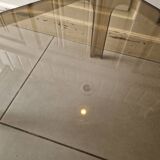 Smoked plexiglass coffee table 70'