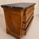Louis-Philippe commode in Walnut Burl, mid-19th century.