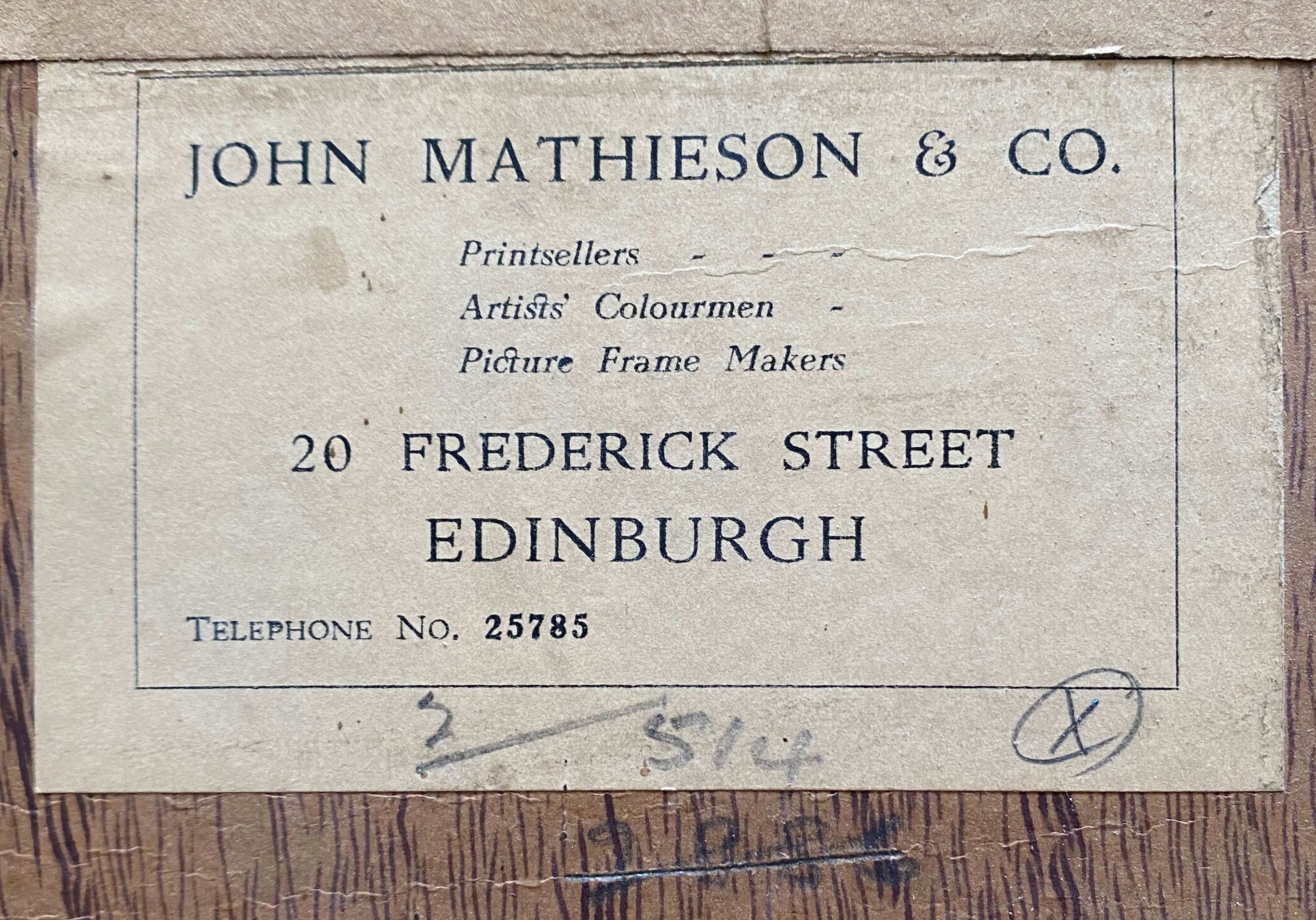 Painting original engraving Rowland Langmaid (1897/1956) "London Bridge"