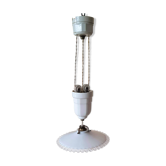 Hanging rises and falls in white earthenware