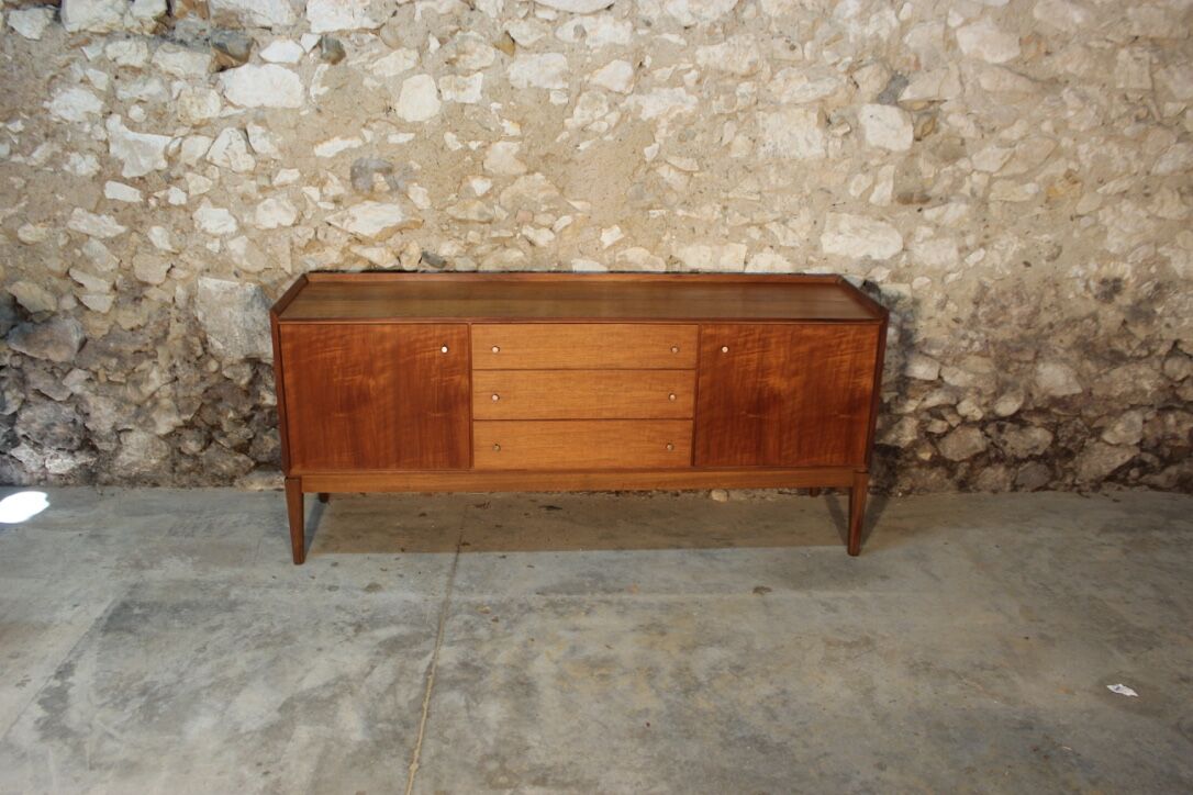 Vintage Scandinavian style teak sideboard by Younger, 60s