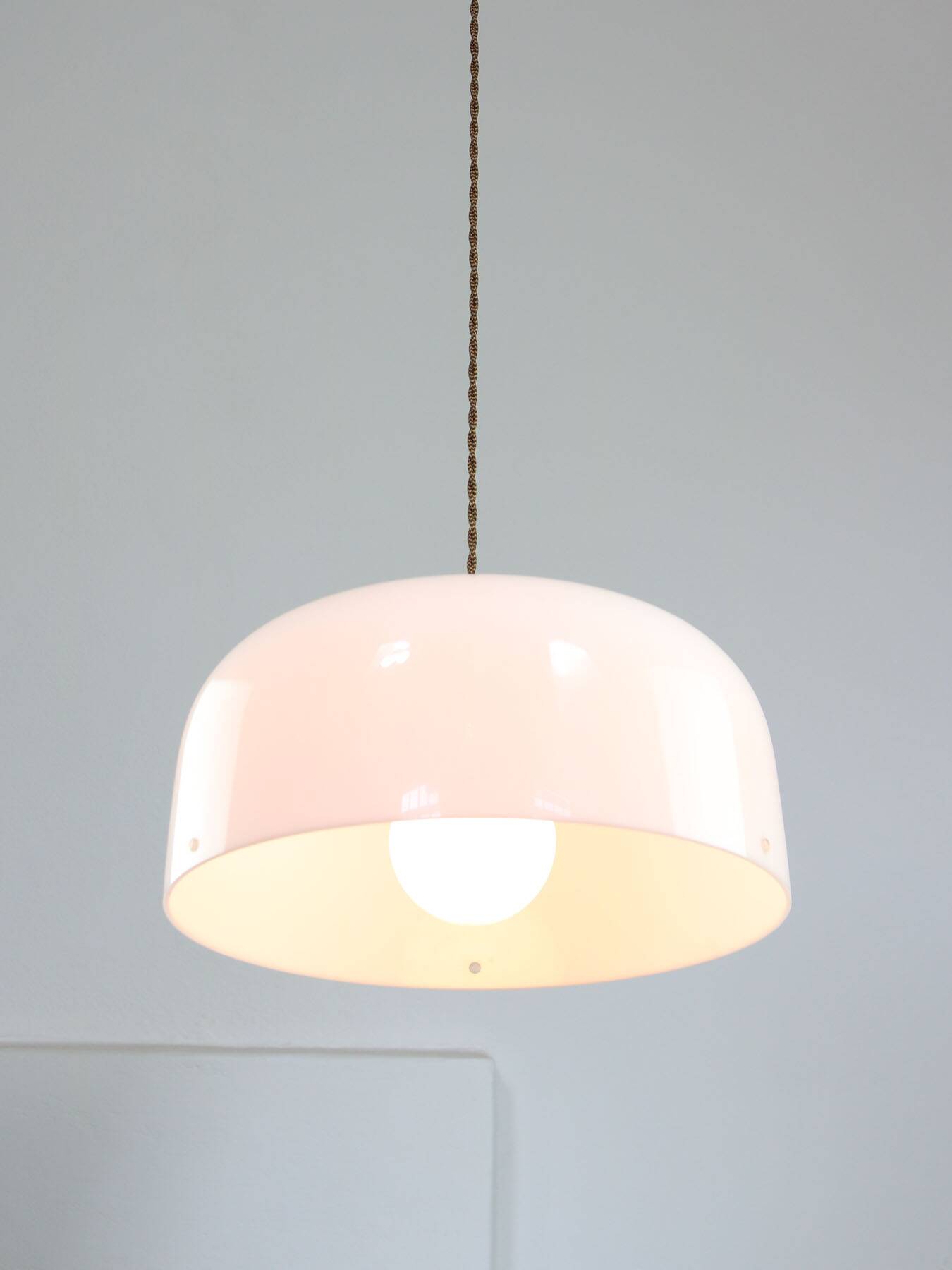 Space Age Medusa by Luigi Massoni for Guzzini in Brass, 1970s