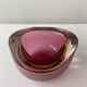 Purple and yellow Murano glass empty pocket