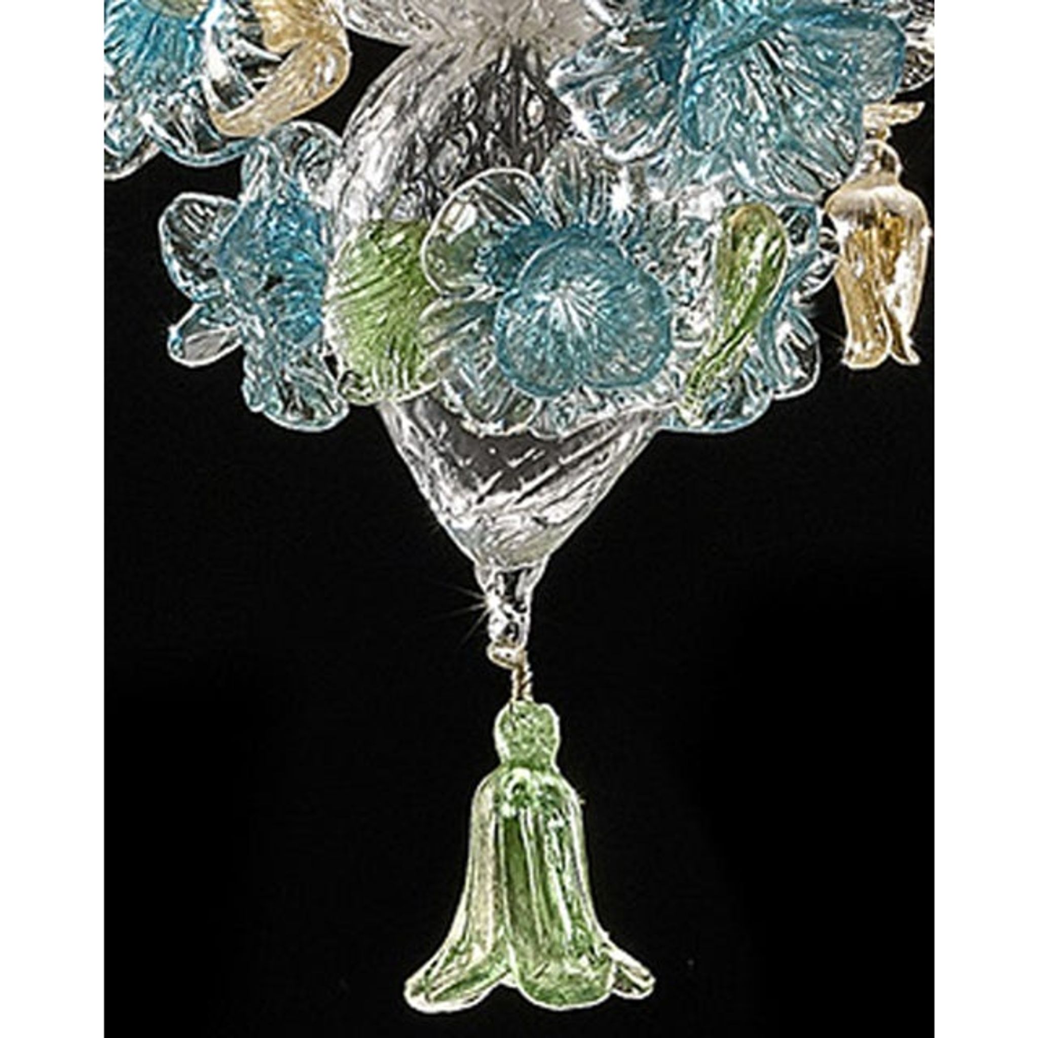 Early 21st century Murano glass chandelier