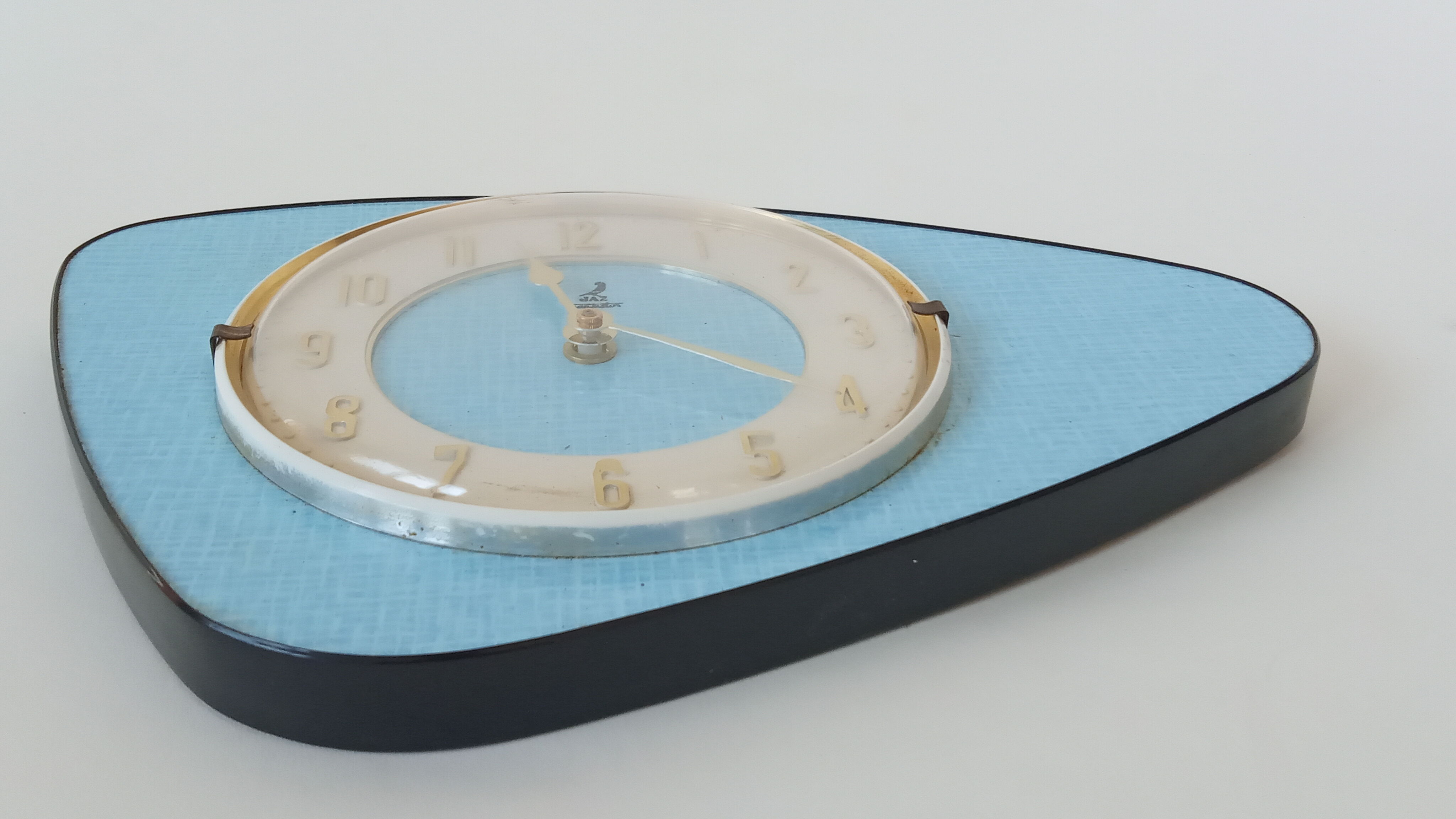 Clock clock in formica 50s/60s