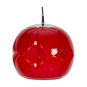 Red Peil & Putzler Pendant Lamp