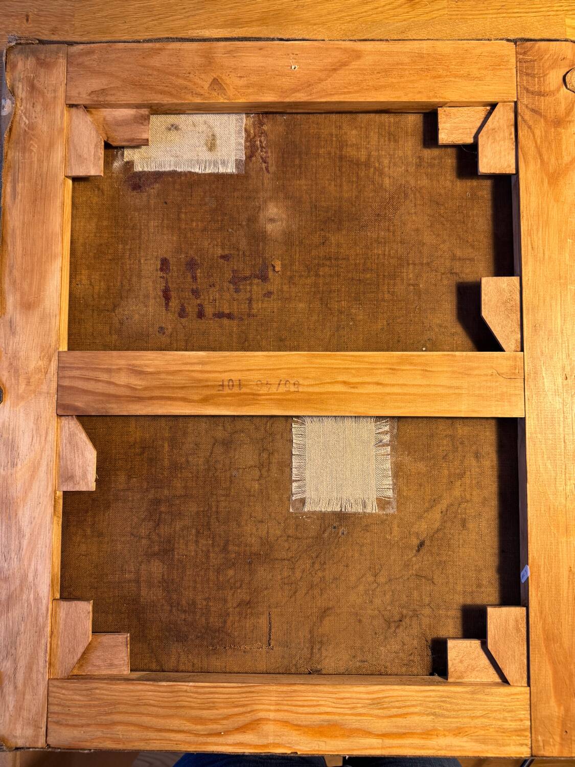 Old portrait painting from the early 20th century