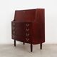 Mahogany secretary, Danish design, 1970s, manufacturer: PMJ Viby J