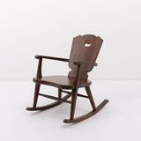 Mid-Century Scandinavian rocking chair