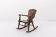 Rocking-chair scandinave Mid-Century