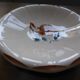 Vintage round dome serving dish from Digoin Sarreguemines 200896
