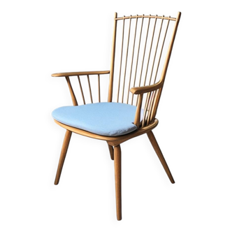Chaise à dossier haut par Albert Haberer pour Hermann Fleiner