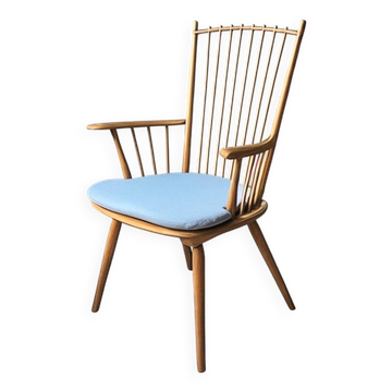 Chaise à dossier haut par Albert Haberer pour Hermann Fleiner
