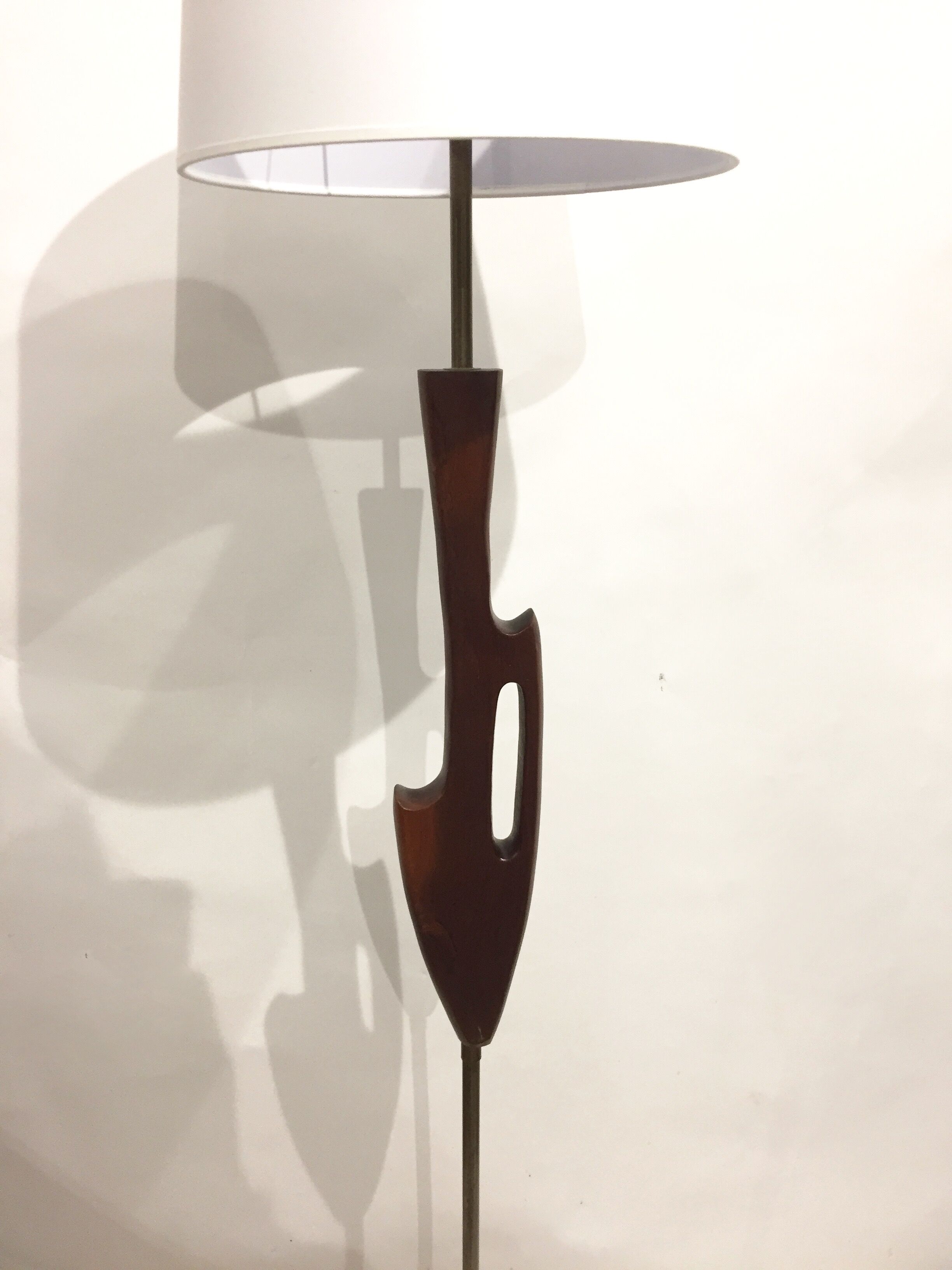 Scandinavian teak lamppost